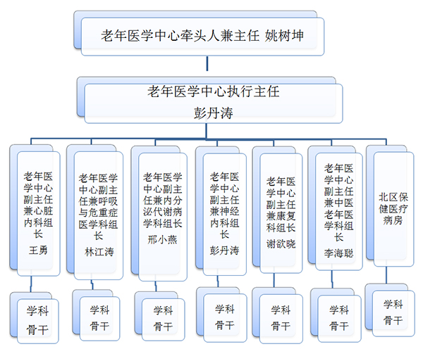 老年医学中心组织结构图